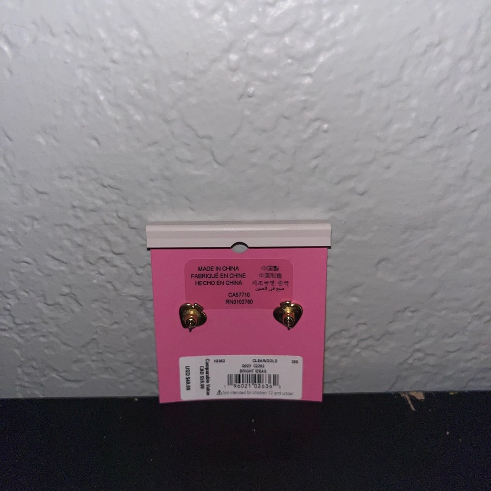Kate Spade Gold Stud Earrings - Picture 2 of 2